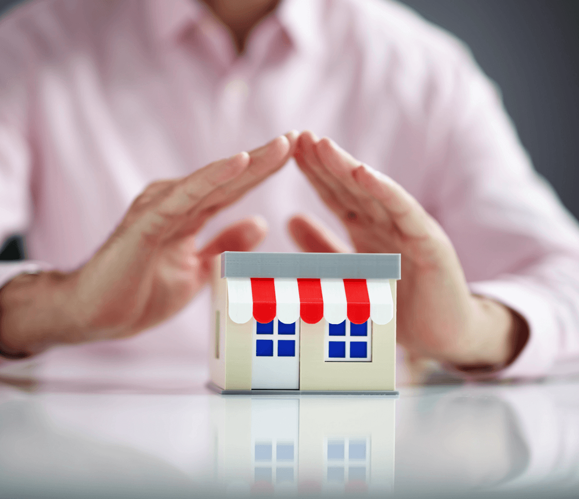 Protecting small business concept